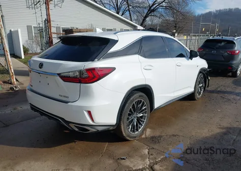 2016 Lexus Rx 350 F Sport z USA, uszkodzony, nr VIN 2T2BZMCA6GC012921
